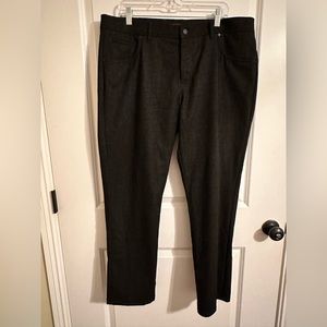 Alberto Modern Fit Flannel Black Denim 38 x 34